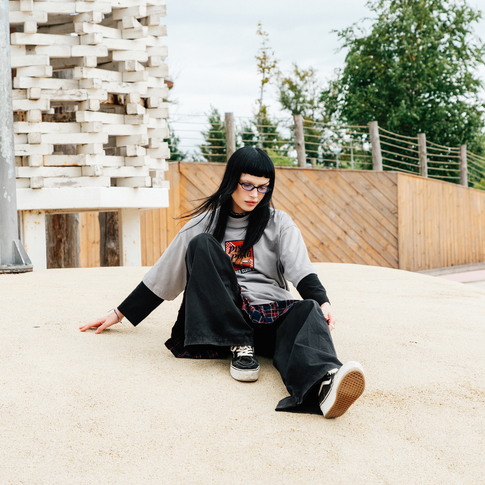 Футболка HAIDED PONG Grey