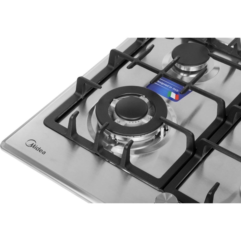 Газовая варочная панель Midea MG643TX нержавеющая сталь
