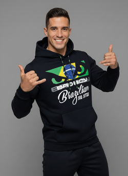 Толстовка Bad Boy World BJJ  черная демисезон