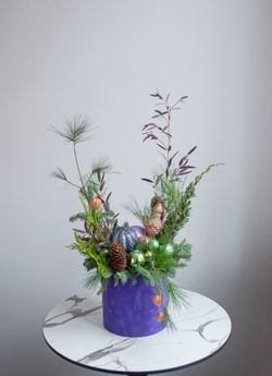 Новогодняя композиция Самоцветы