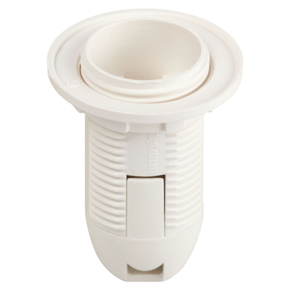 Патрон ЭРА Е14 с кольцом пластик белый без наклейки групповая упаковка 50 шт | Патроны, переходники, ПРА