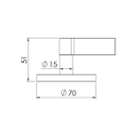 Cмеситель на столешницу HAPA MRT с прогрессивным картриджем (цвет - латунь браш. BBS) MRT.0006.PEX.BBS