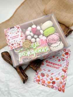 Набор из мыла «С днем рождения, роуз» Magic Benefit Soap