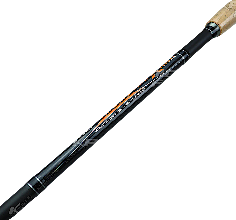 Фидер Kaida 672-360 Falcons Power X Feeder 3.6м 180г (3+3) Вес 260г 3секц. Тр.длина 124см Колец 13шт