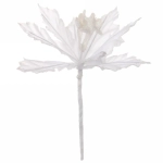 Украшение новогоднее «Пуансеттия-Чародейка» 15 см, Белый