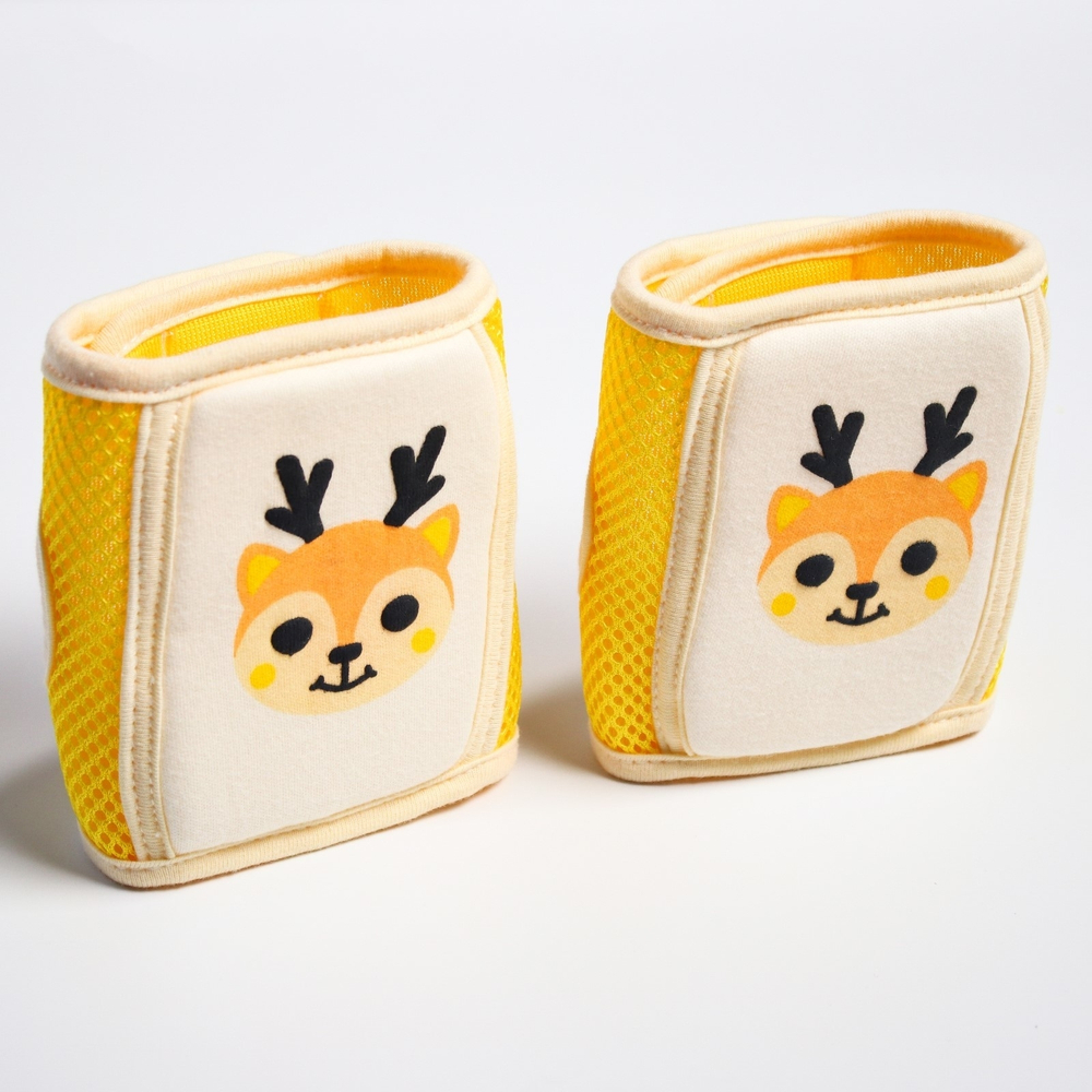 4598980 Набор наколенников, 2 шт, цвет желтый/розовый