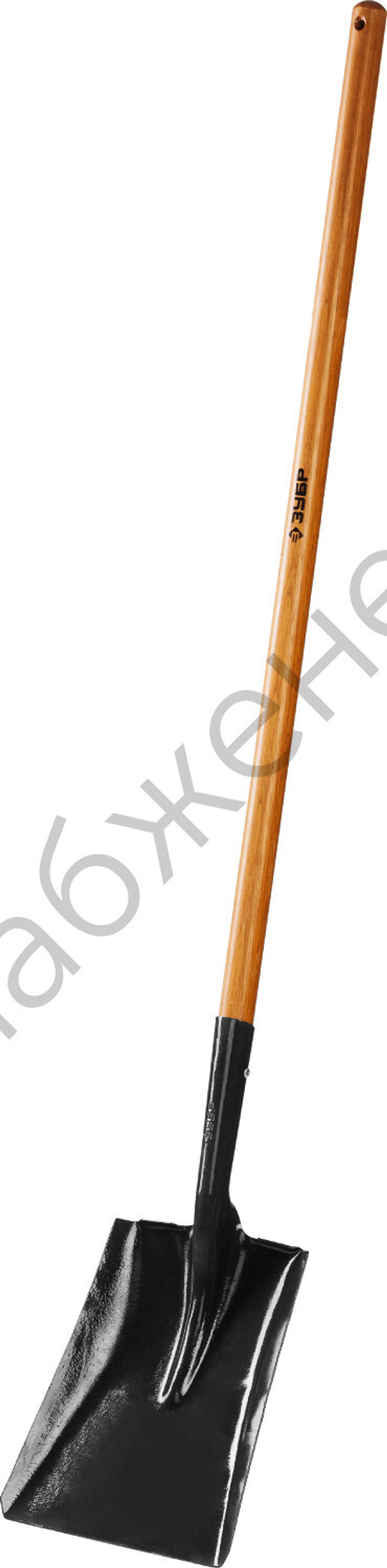 ЗУБР Профи-10, 320 х 250 х 1500 мм, полотно 1.7 мм закалено, черенок из дуба высш. сорта, тип ЛСП, совковая лопата, Профессионал (39361)