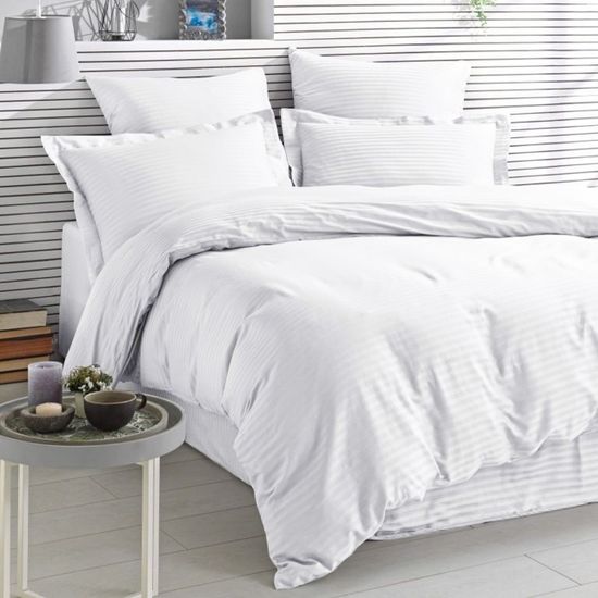 КПБ White, Дуэт , 70х70, простыня 160х200х30 . DOMTEKC