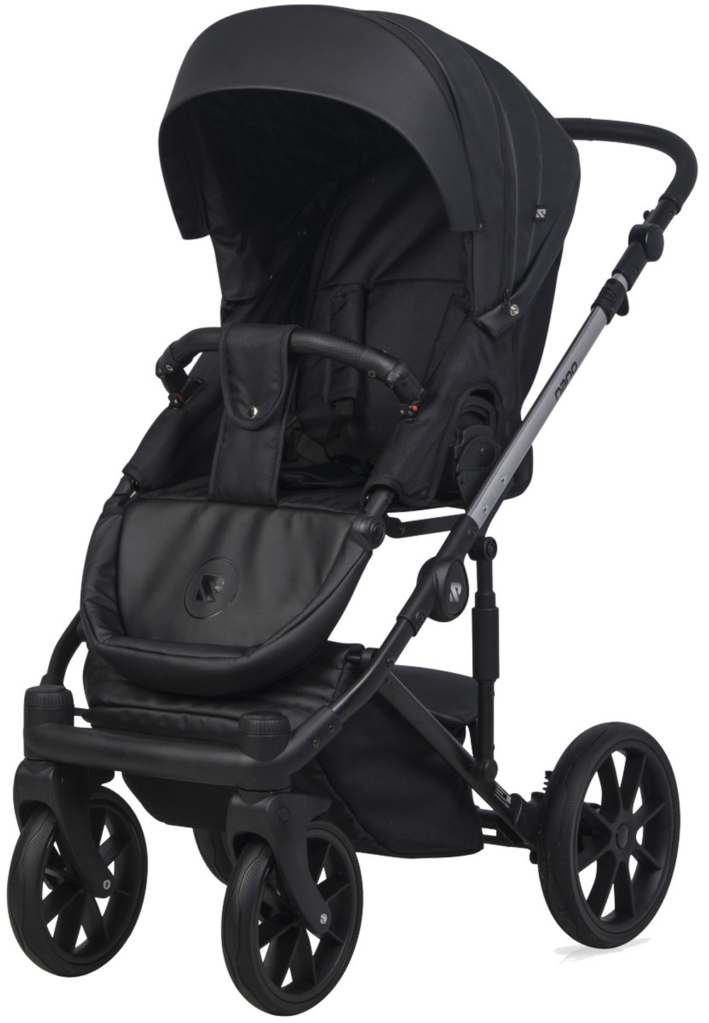 Детская коляска Riko Nano Thermo Ecco 3 в 1 с автокреслом Rant Cruise Black 01 Black (черный)