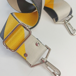 Гитарный ремень Черно-желтые полосы