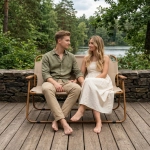 Кресло складное 2-местное с подлокотниками до 160 кг, 113*46*75 см, цвет: бежевый, каркас алюминий, ТуристМастер