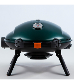 Гриль газовый O-GRILL 900МT bicolor черный-зеленый (в комплекте адаптер тип А)