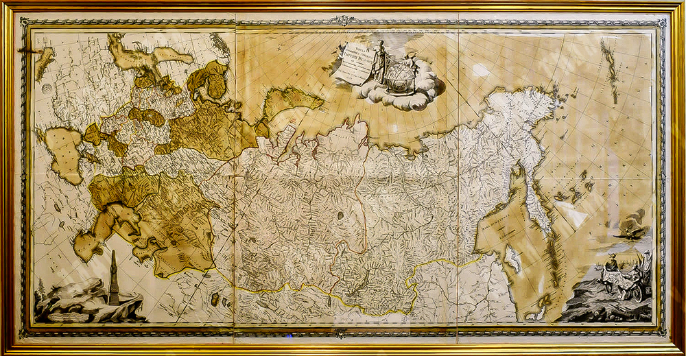 Генеральная карта Российской империи. 1776 год. Tabula Geographica Generalis Imperii Russici ...
