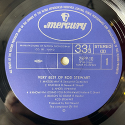 Винтажная виниловая пластинка LP Very Best Of Rod Stewart (Japan 1981) (Obi)