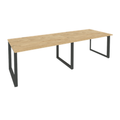 Onix Стол переговорный O.MO-PRG-2.3 Тиквуд Светлый/Металл Антрацит 2760*980*750