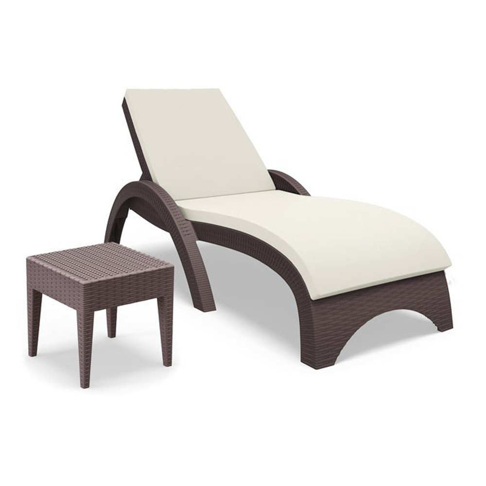 Столик плетеный для шезлонга Siesta Contract GT 1009, коричневый