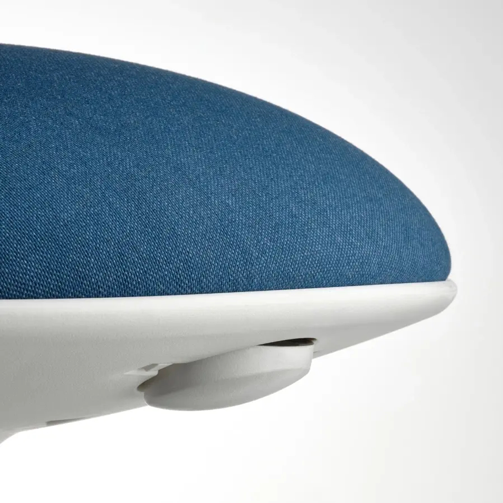 Высокий табурет - IKEA NILSERIK/ НИЛЬСЭРИК ИКЕА, 51 см, белый/синий