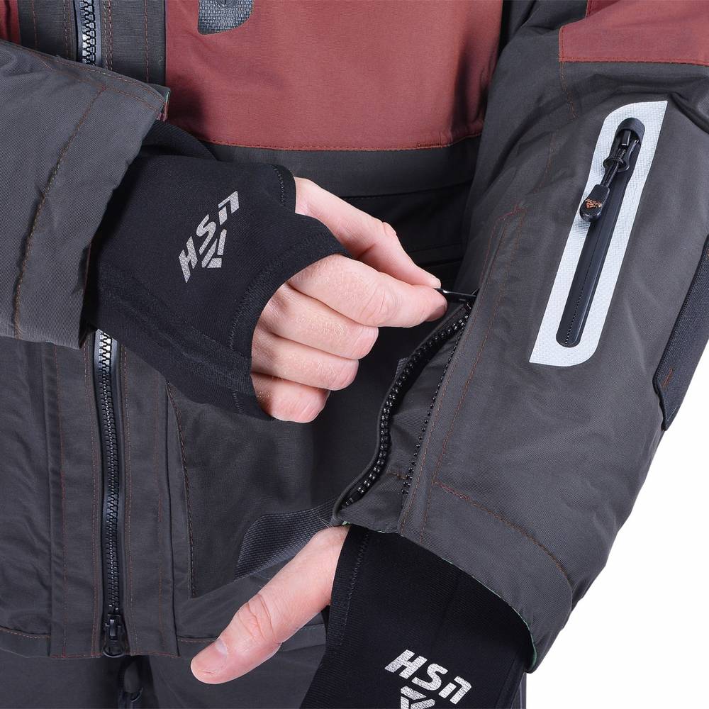 Костюм-поплавок мужской зимний "Rescuer VI prosport"-40, hardguard, махагон, ХСН