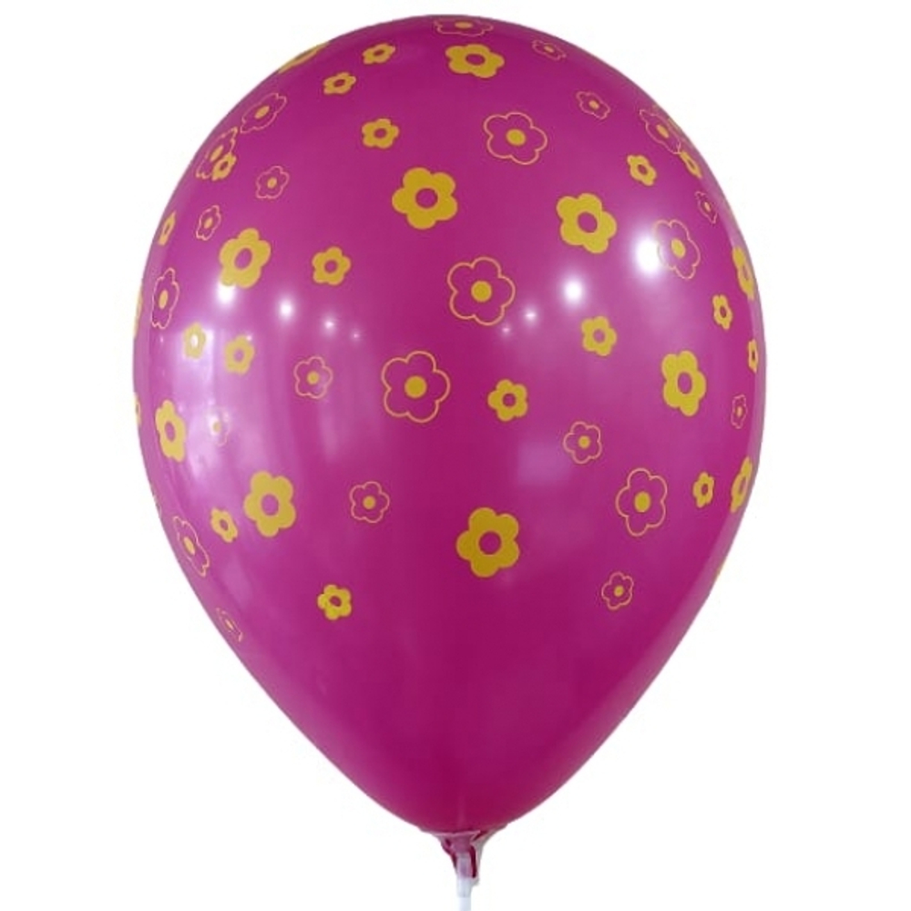 Шар 12" Ассорти Ромашки Sp 10 шт