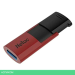 USB Flash-накопитель Netac U182 16Gb черный/красный (NT03U182N-016G-30RE)