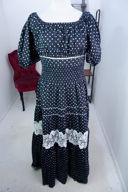 Платье White в горох, визуально 44 размер