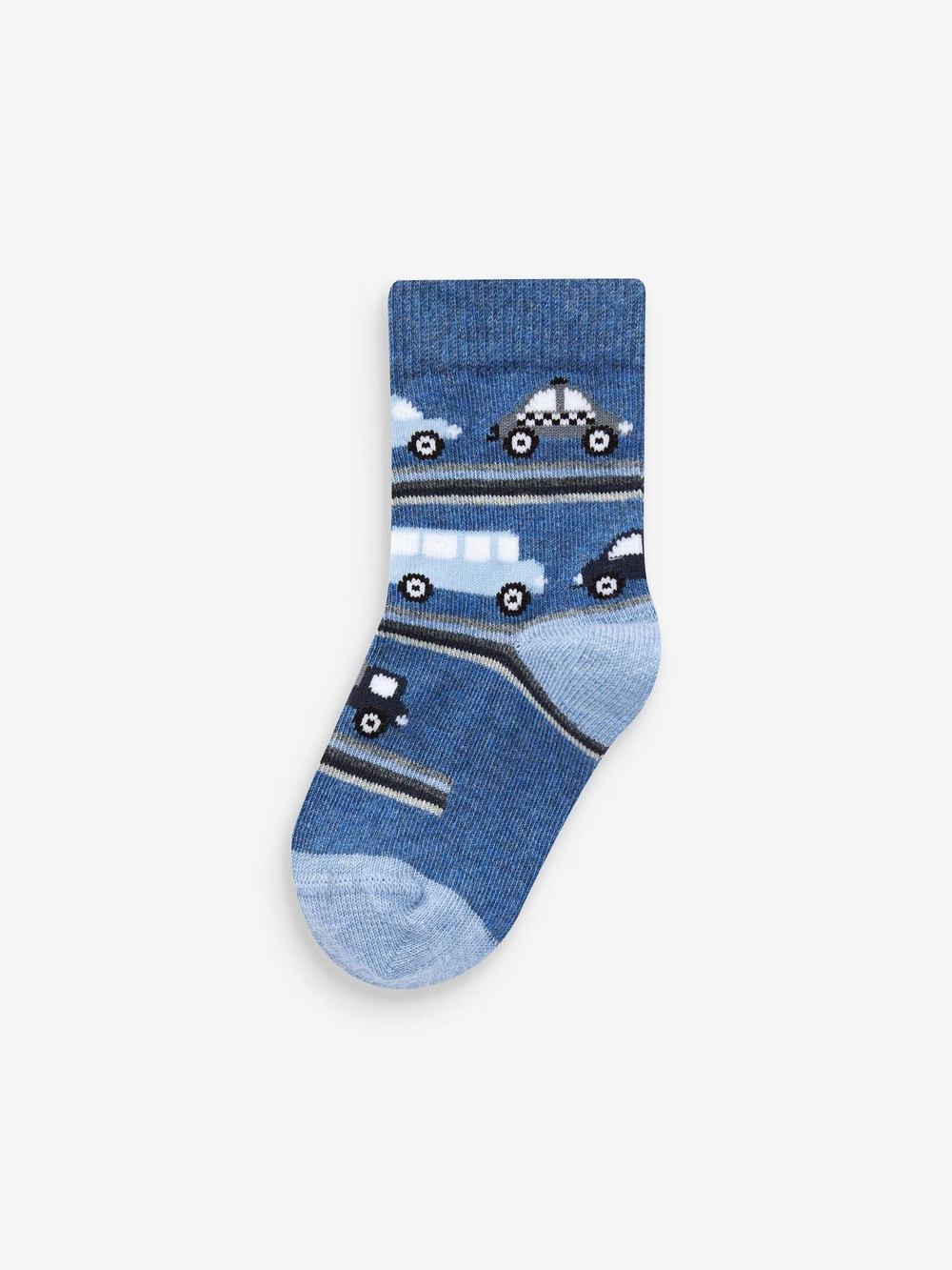 Носки хлопковые для мальчика Next T94-267, 7 шт., Серый, Синий