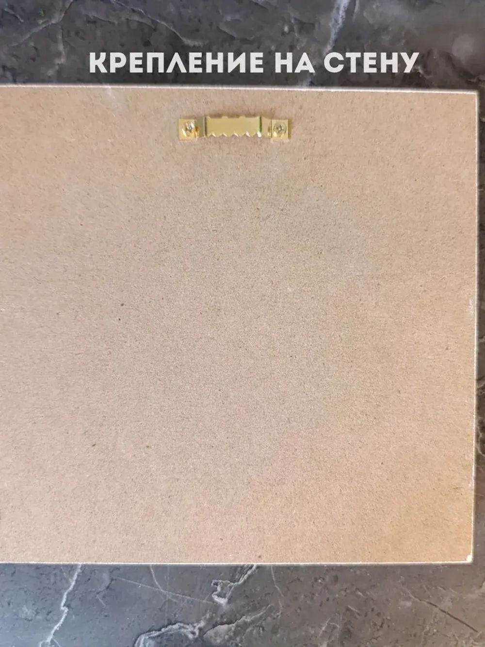 Квадратное панно на стену 20*20 из мха набор 1 шт.