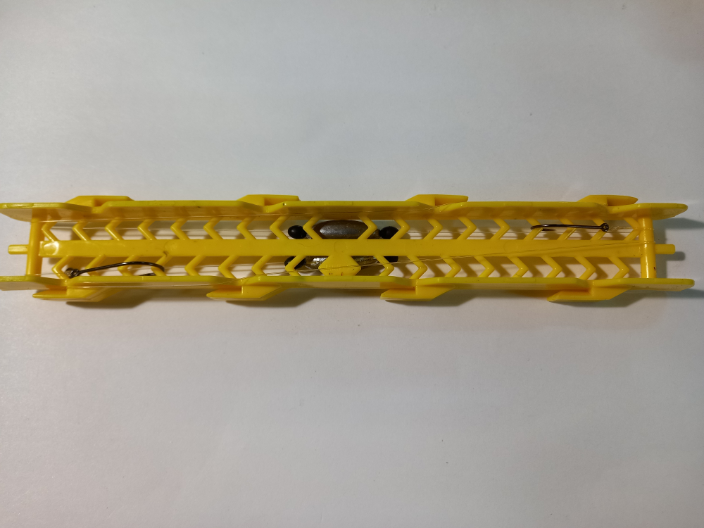 Поводок оснащёный, на мотовиле, для ловли горбуши на наживку. 2 шт.