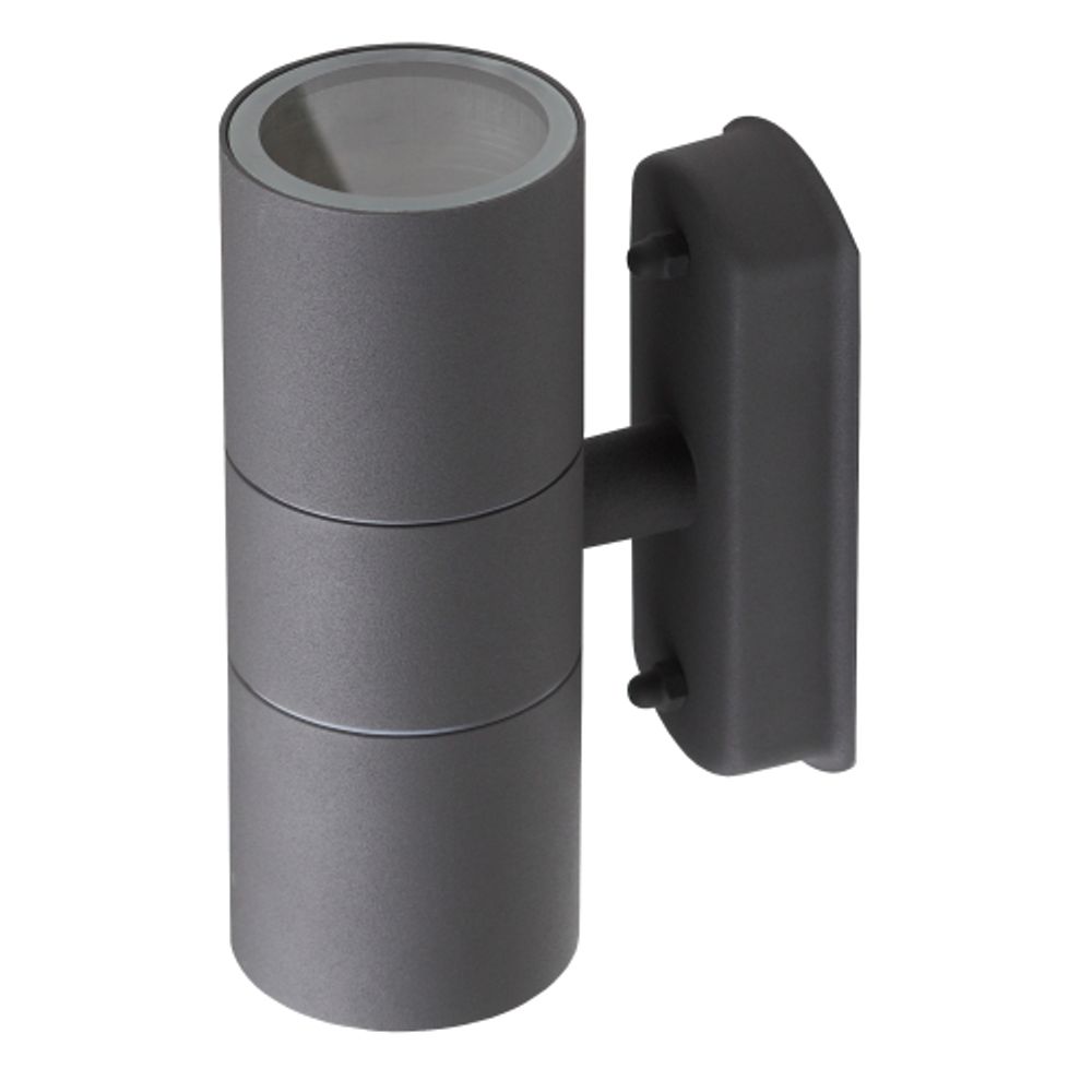 Светильник декоративный настенный ЭРА WL28 GY под лампу MR16 GU10 IP54 серый для интерьера и фасадов зданий