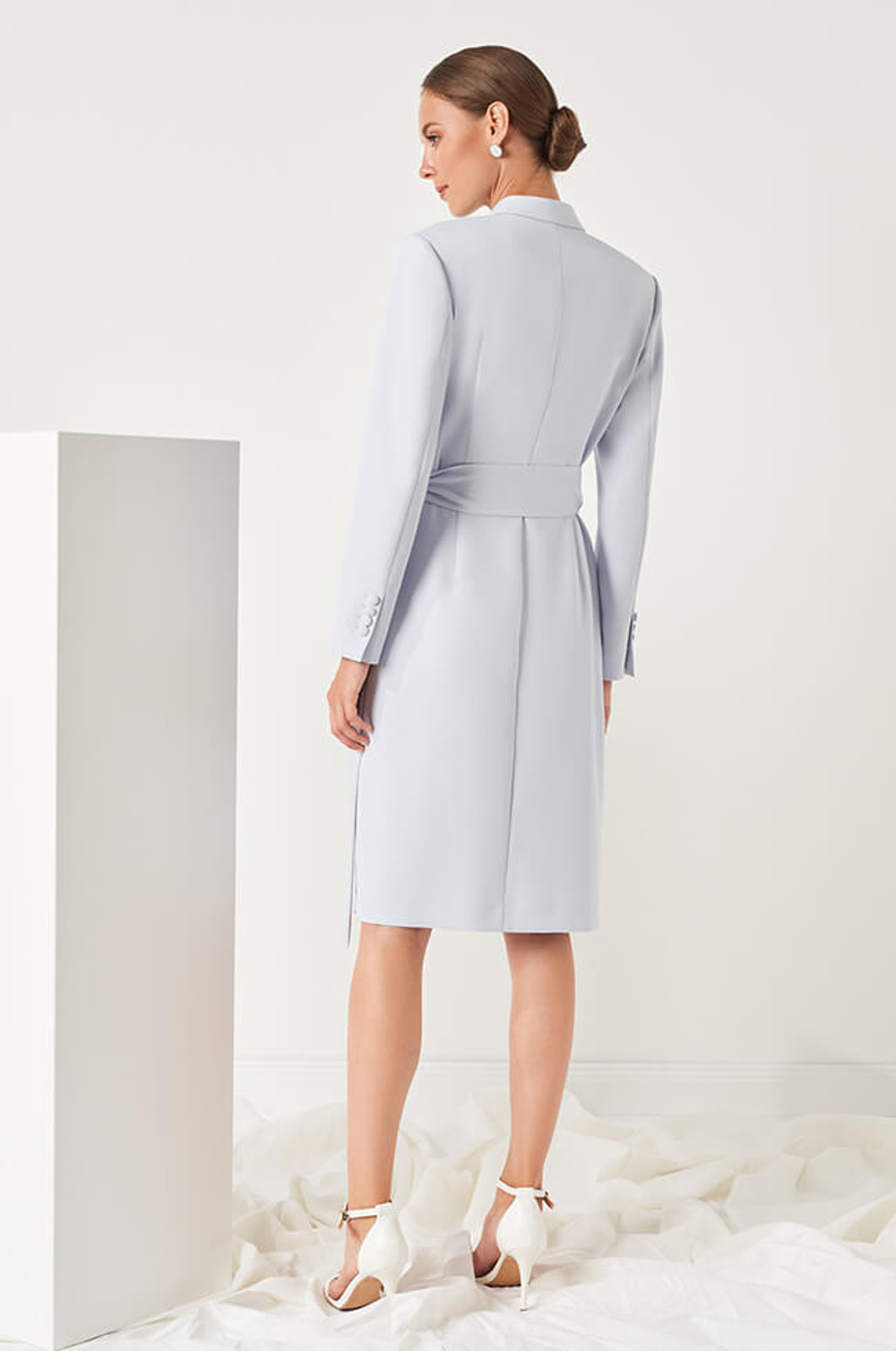 51464 Платье женское (голубой мел)