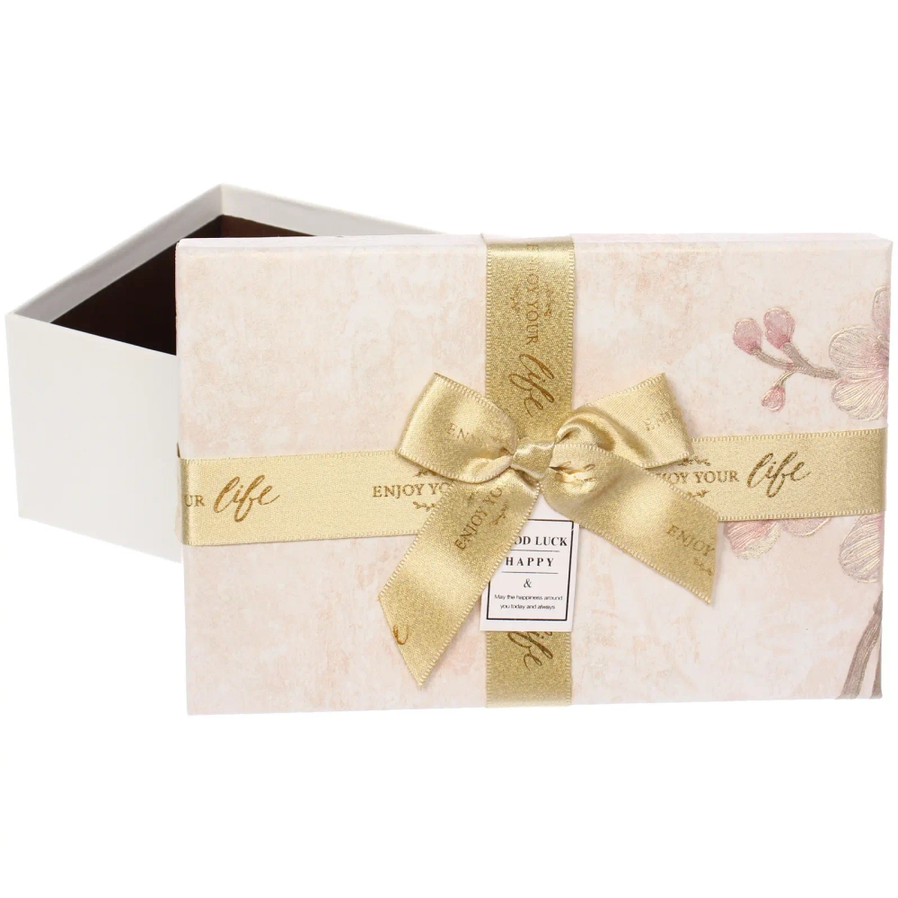 Коробка подарочная «Грация» 21*14*8 см, Золото