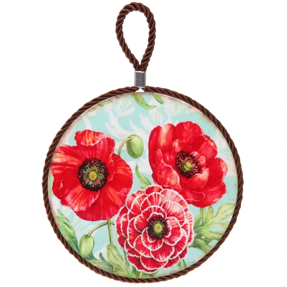 Подставка керамическая 16 см «Маки»