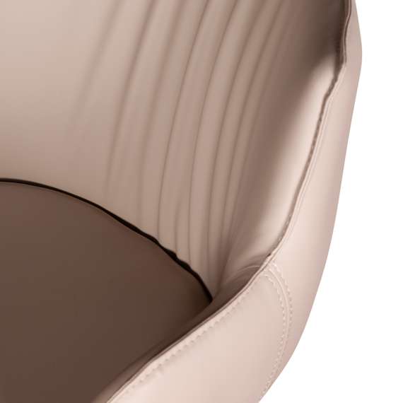 Полубарный стул Sofia, серая экокожа Soft-Touch