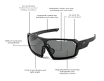Спортивные очки OCEAN Chameleon Black / Grey Polarized lenses