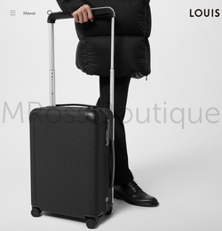 Черный кожаный чемодан Louis Vuitton Horizon премиум класса