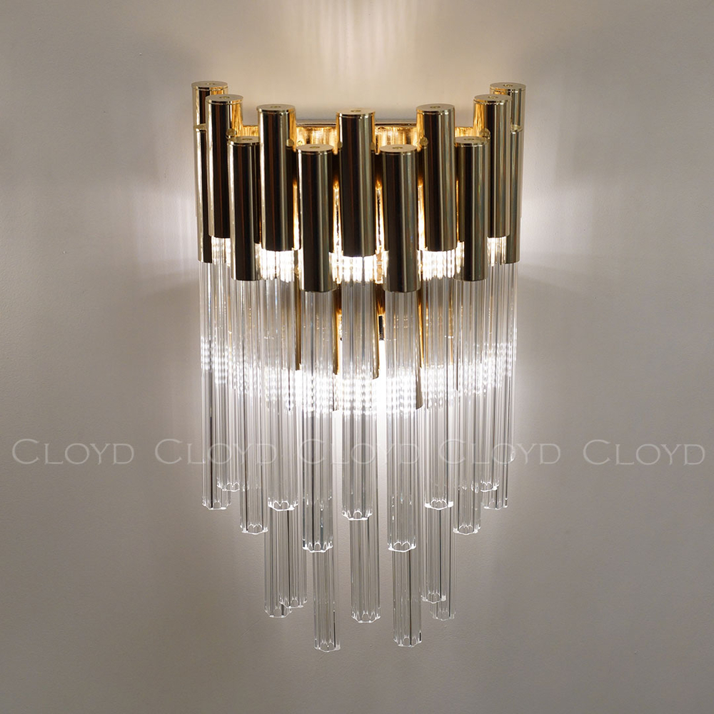 Бра Cloyd MASSOLIT W3 / выс. 48 см - золото (арт.20417)