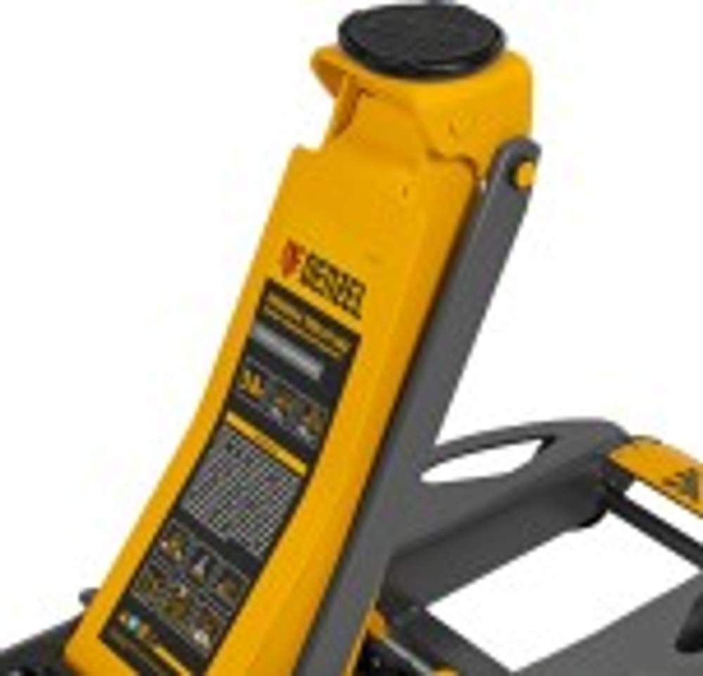 Домкрат подкатной Denzel 51251 гидравлический 3,8 т, 110-580 мм, низкий подхват