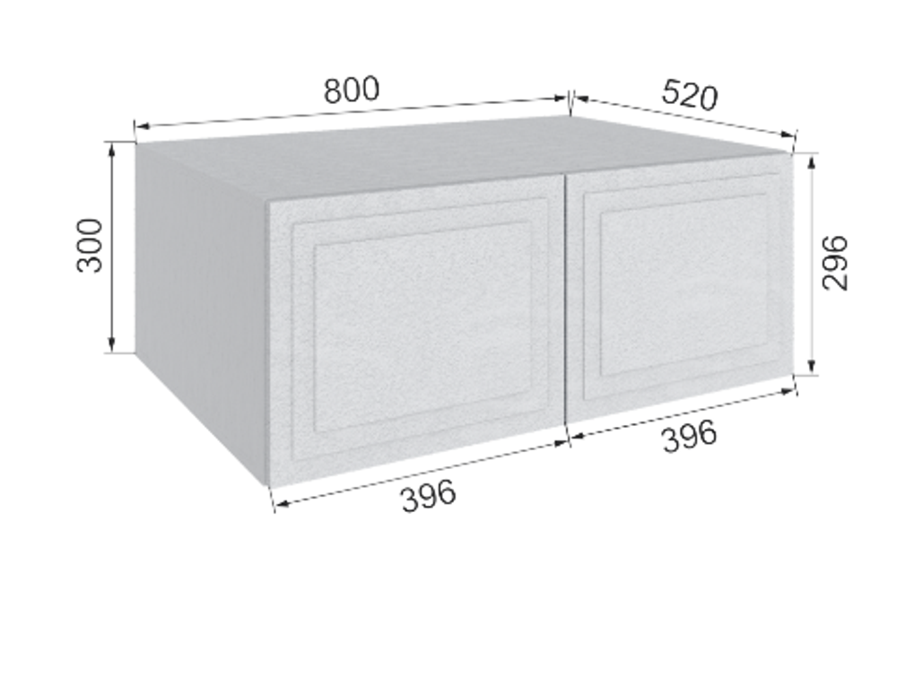 Антресоль Бруклин 80А300