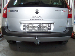 Фаркоп оцинкованный Galia R074A для Renault Megane II 2003-2008 (classic) седан/универсал, Megane III универсал 2008-(паспорт и сертификат в комплекте)(без электрики)