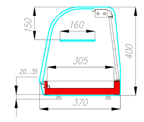 Холодильная витрина Carboma ВХСв-1,8 XL BAR (A37 SM 1,8-11)