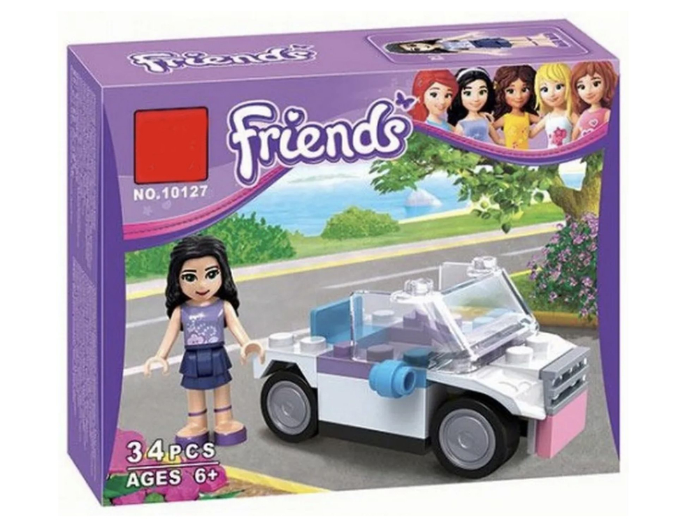 Конструктор Friends 10127 "Автомобиль Эммы", 34 детали.
