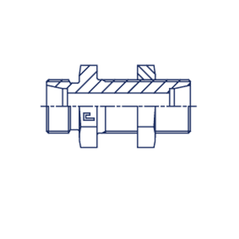 Соединение PD DS38 52х2 (корпус)