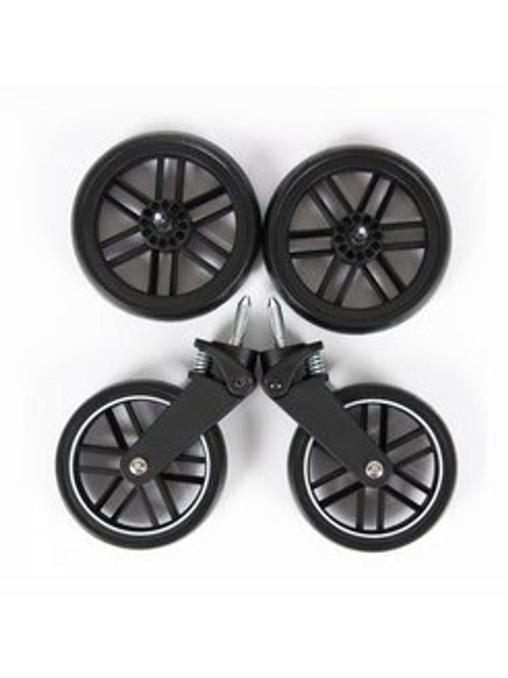 Коляска прогул. TRIP (2кол.(14см)2кол.(19см), съемн.бамп.) (Indigo) (серый)