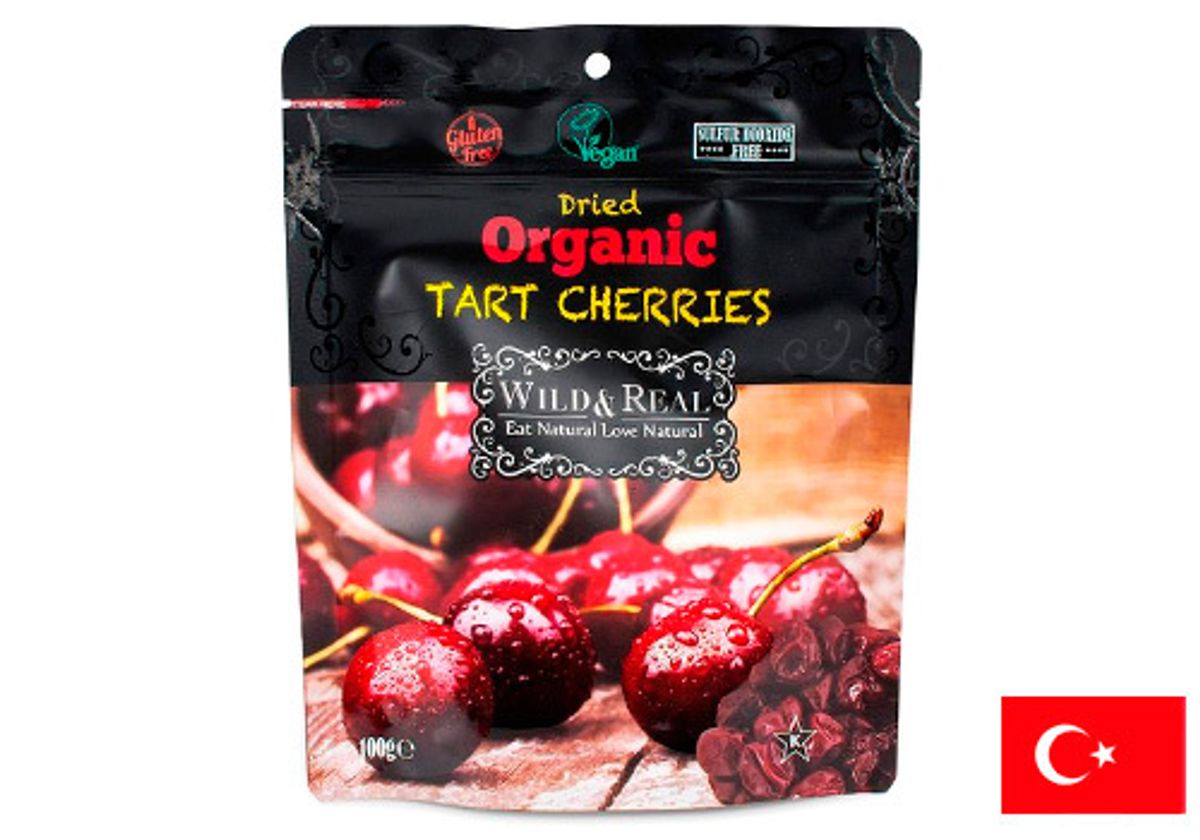 Вишня сушеная без косточки "Wild&Raw", 100г