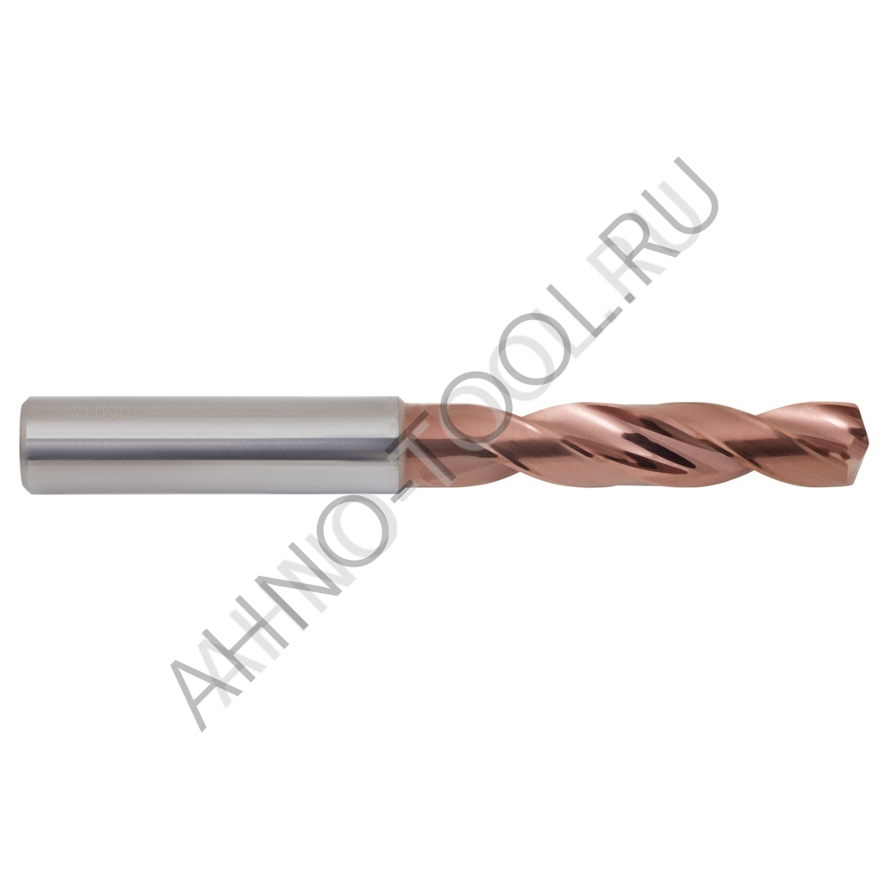 Сверло  9.9мм  твердосплавное 5D без подвода СОЖ. SP-X800050990 VHM AHNO по стали, чугуну, нерж. и ж