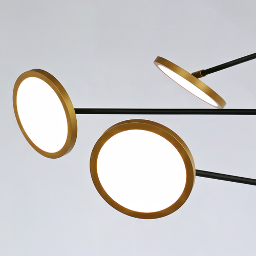 Люстра MD19001002-6A black/gold