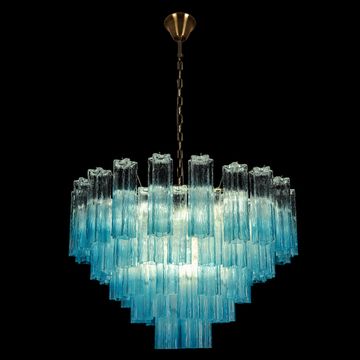 Подвесная люстра 18*Е14 10580/800 Clear blue синий градиент Murano LOFT IT