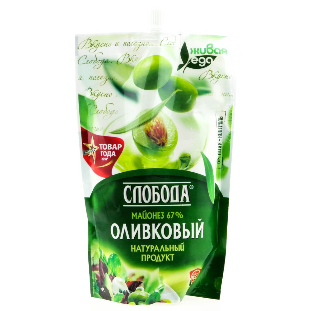 Майонез Слобода, Оливковый, 0,4