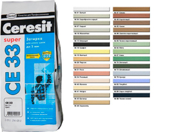 CE 33/2 Затирка для швов 1-6мм серебристо-серый 04 (ЦЕРЕЗИТ)