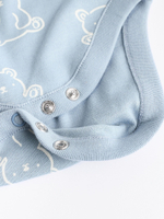 Боди с коротким рукавом для малышей Next N27-279, 5 шт., Молочный, Голубой